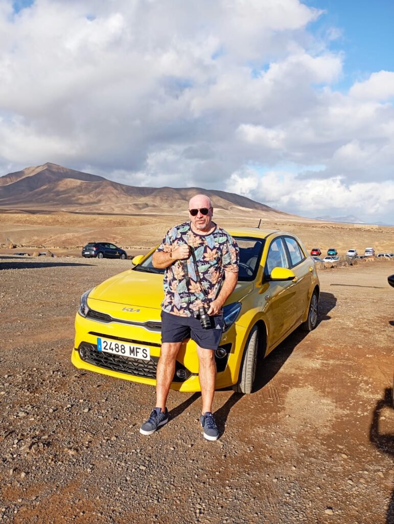 Me during my last visit to Lanzarote on a trip to Papagayo Beach, January 2026