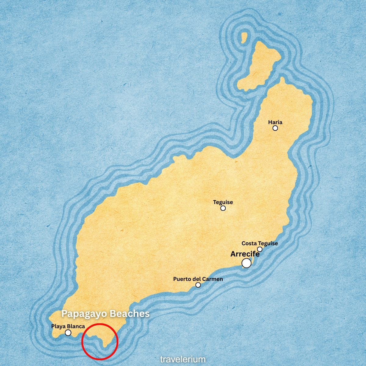 Where are Papagayo Beaches
