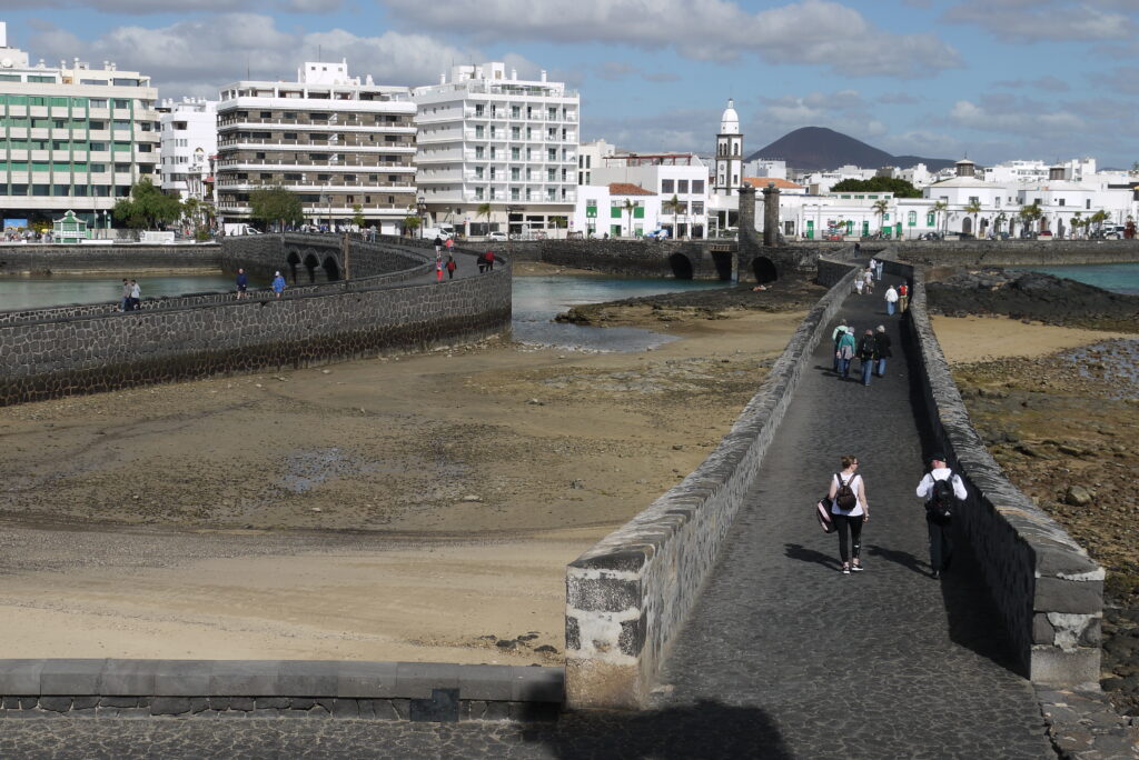 View Back to Arrecife from Castillo de San Gabriel January 2026